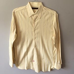 Perry Ellis Fashion Striped Long Sleeved Men's Shirt